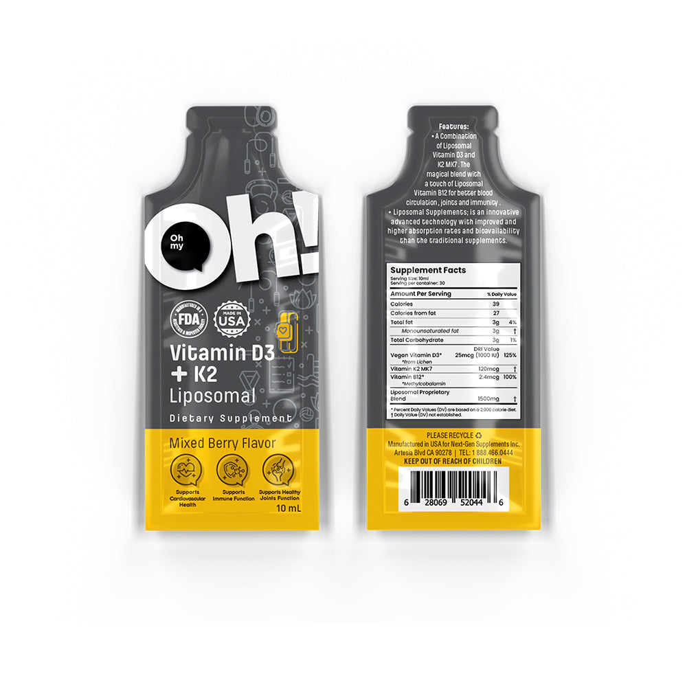 Vitamins D3 + K2