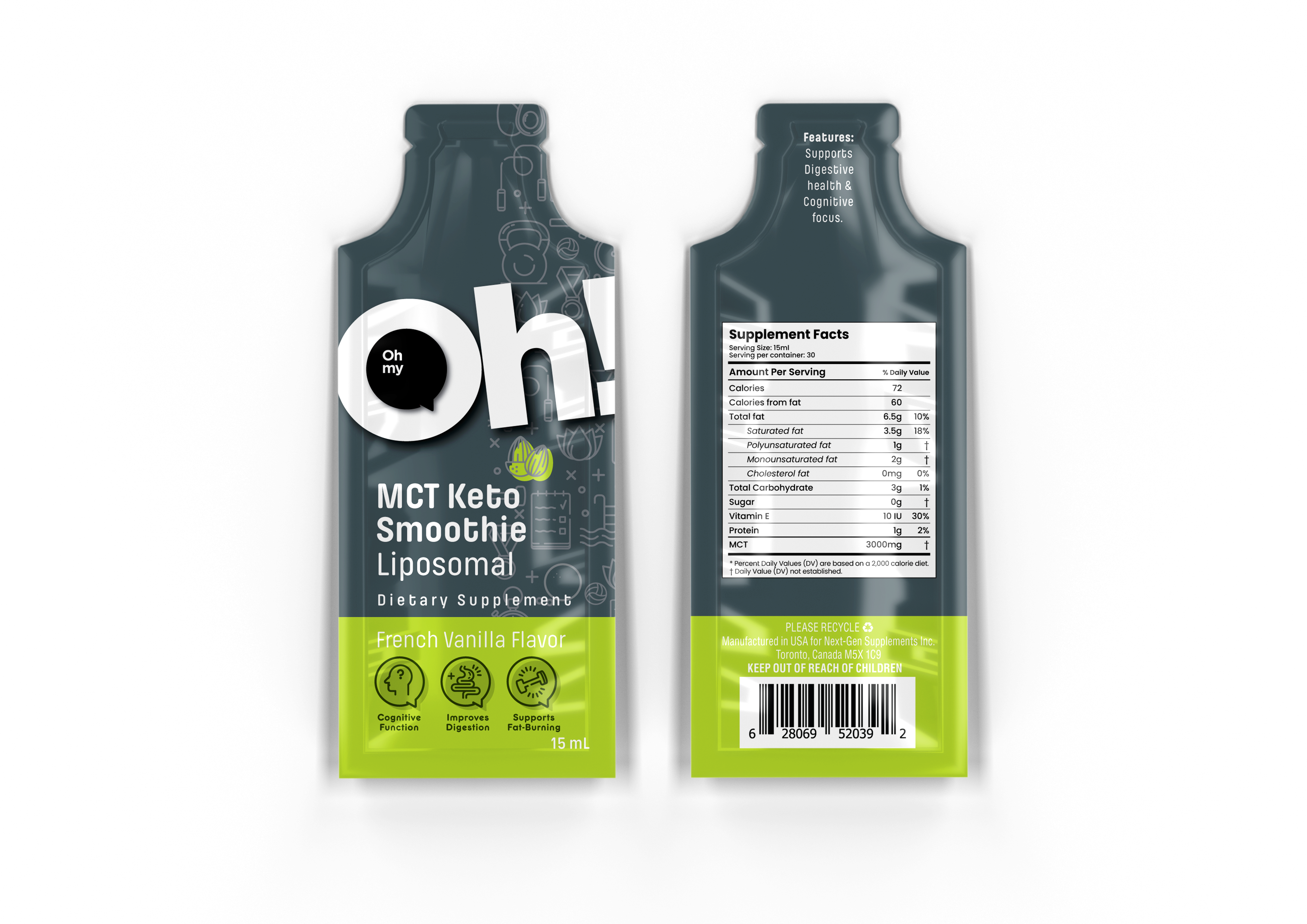 MCT Keto Smoothie Liposomal