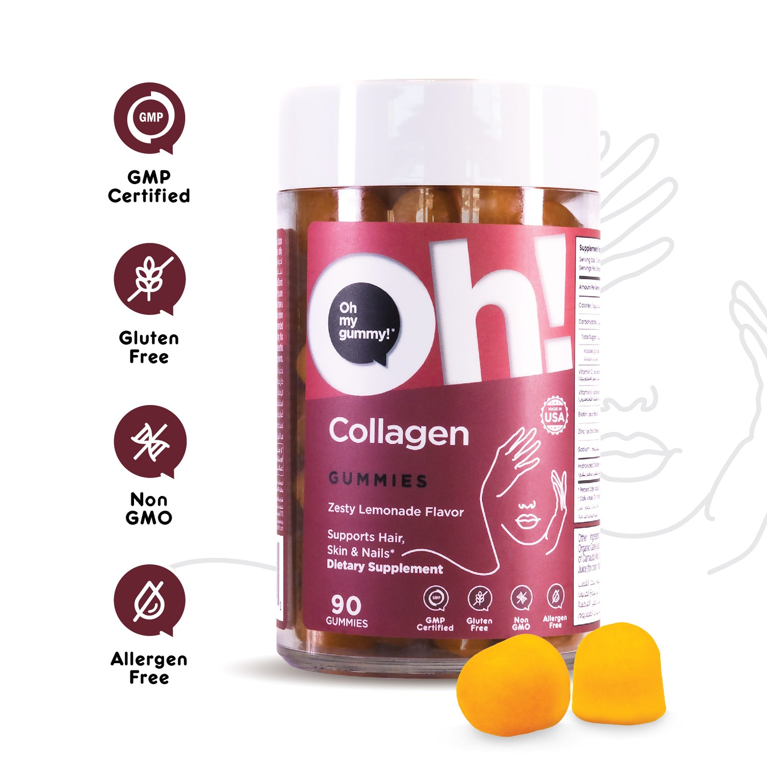 Oh My Oh Collagen Gummies: Unlock Your Natural Glow from Within!