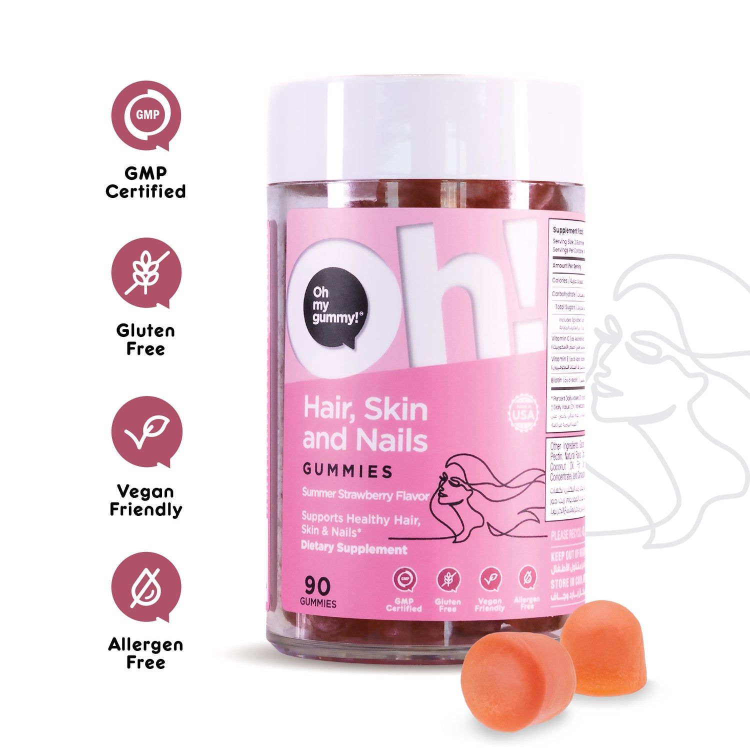 Oh My Oh Biotin, Collagen & Vitamin C Gummies: Your Ultimate Beauty and Wellness Boost!